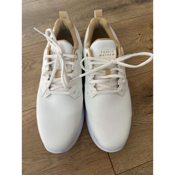 TRAVIS MATHEW 8.5 The Daily Pro Hybrid white gum golf shoe Tennis Lace sneaker main image 7